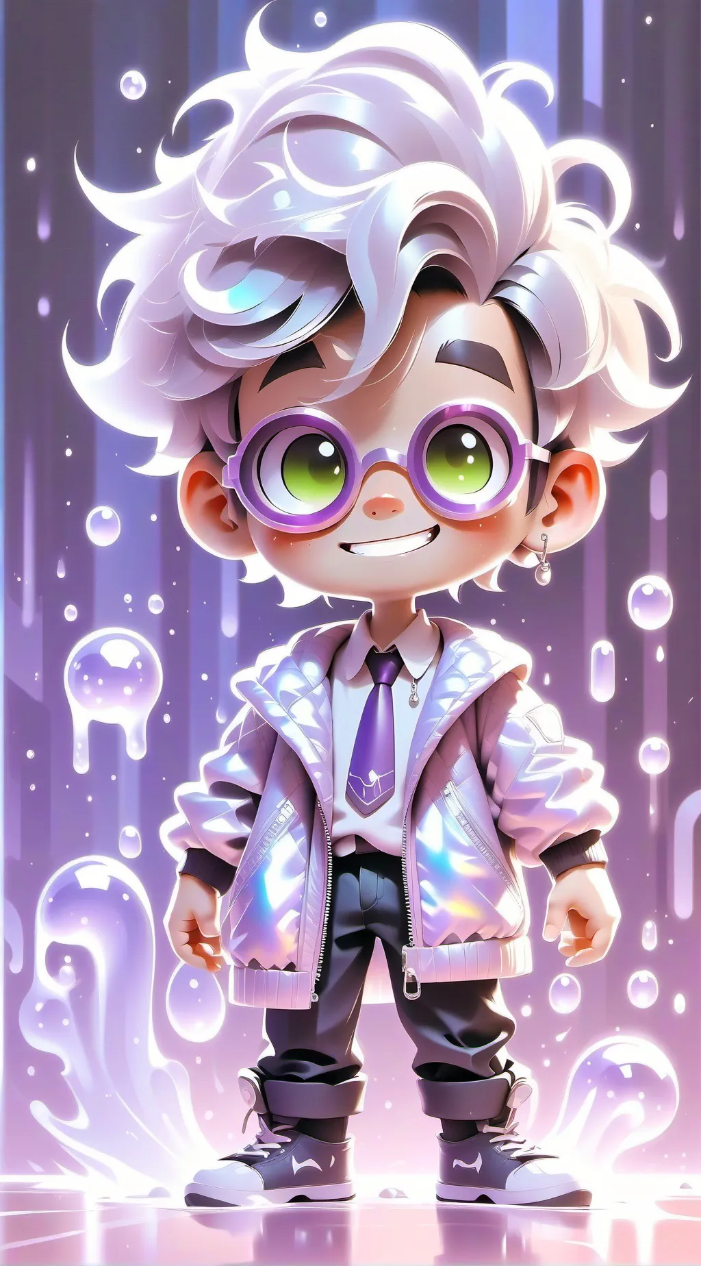 ai character: Baby saja background