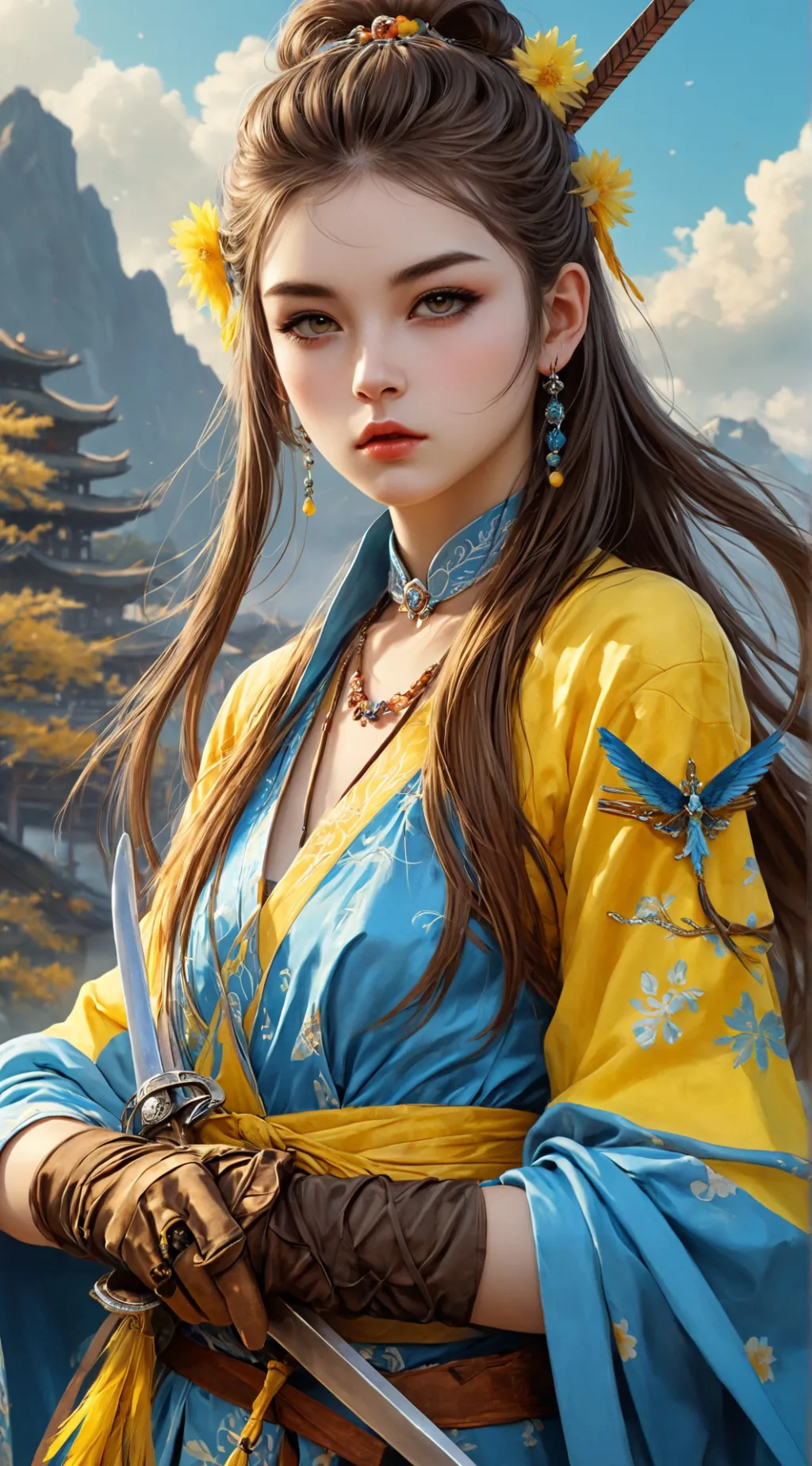 ai character: Yue Ling background