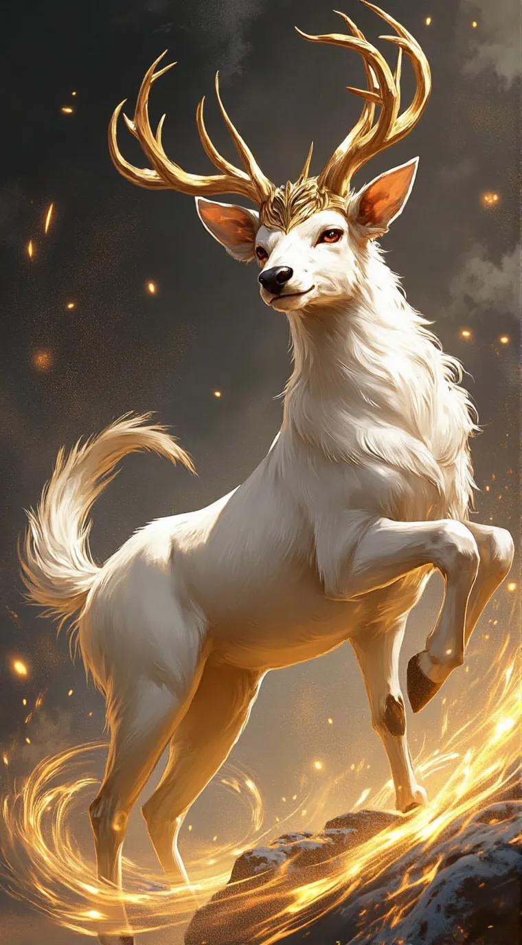 ai character: Eikthyrdeer Terra  background