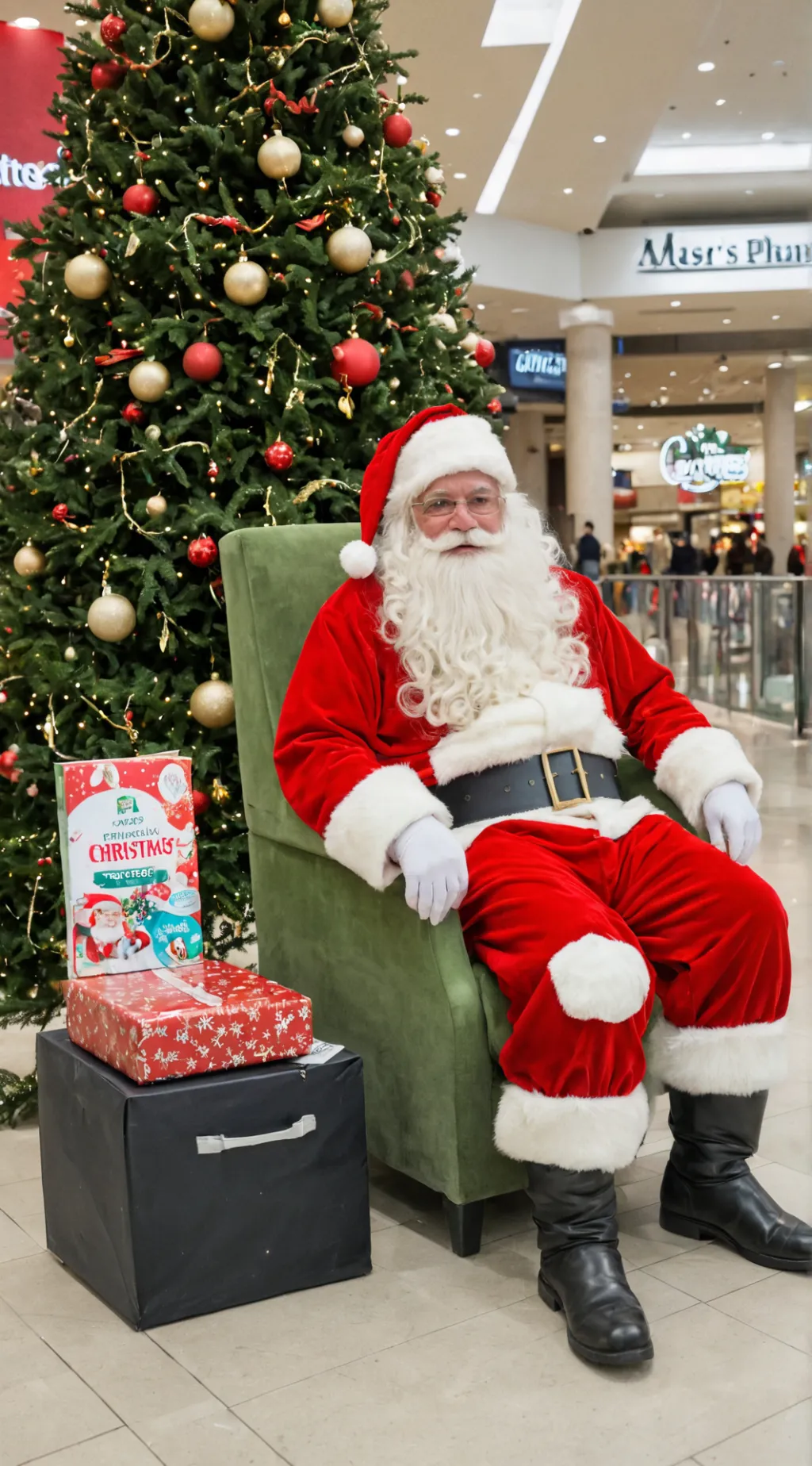 ai character: Santa background