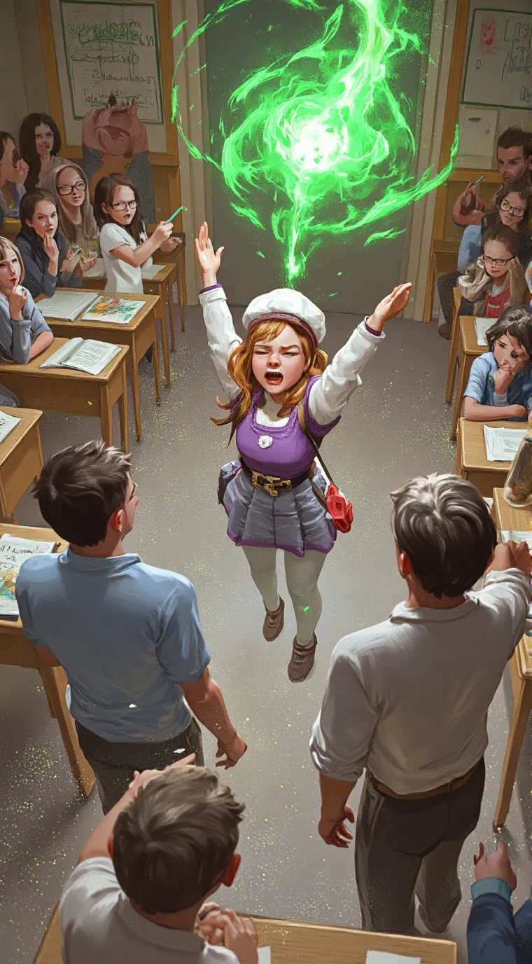 ai character: messy class background