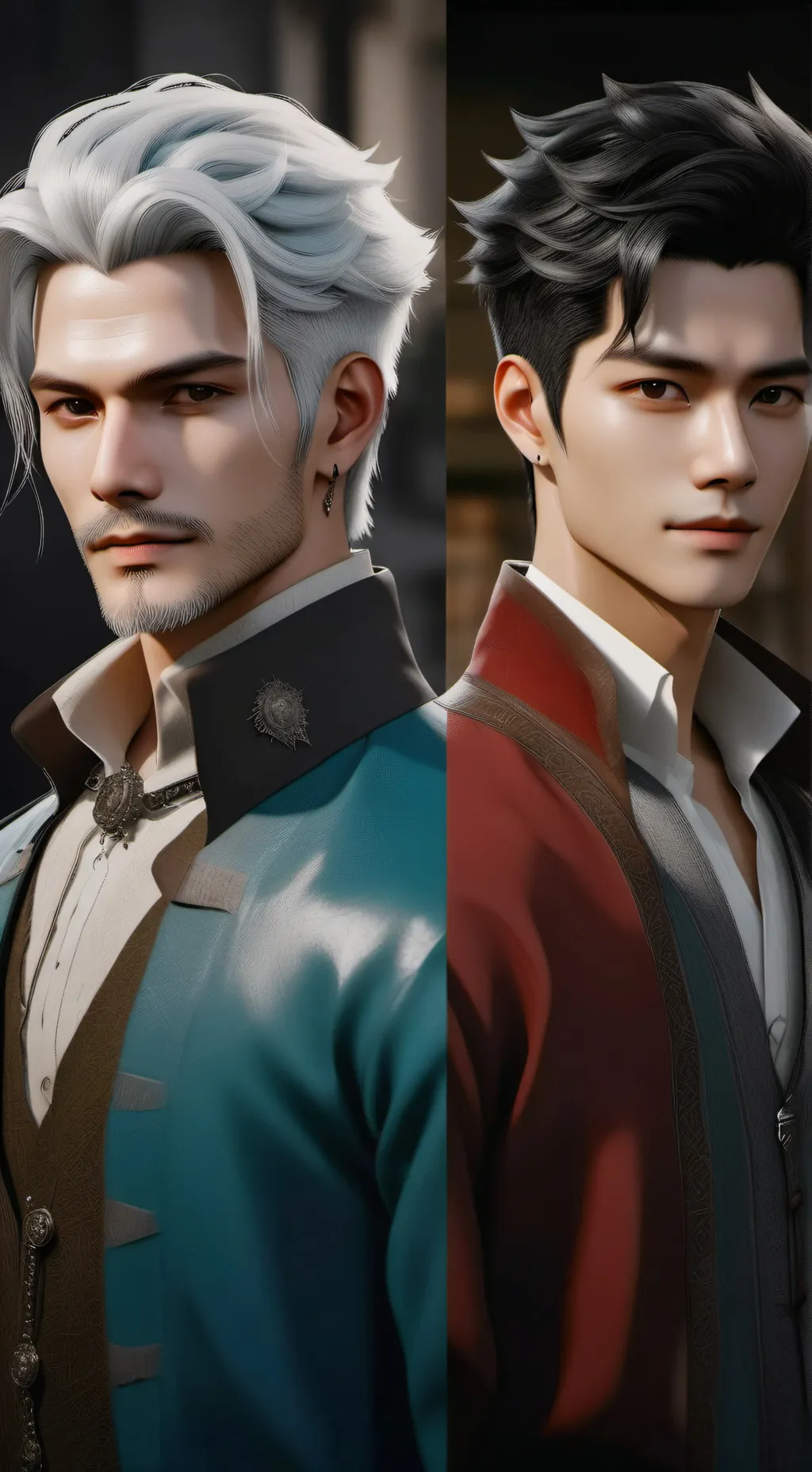 ai character: Vick and Deven background