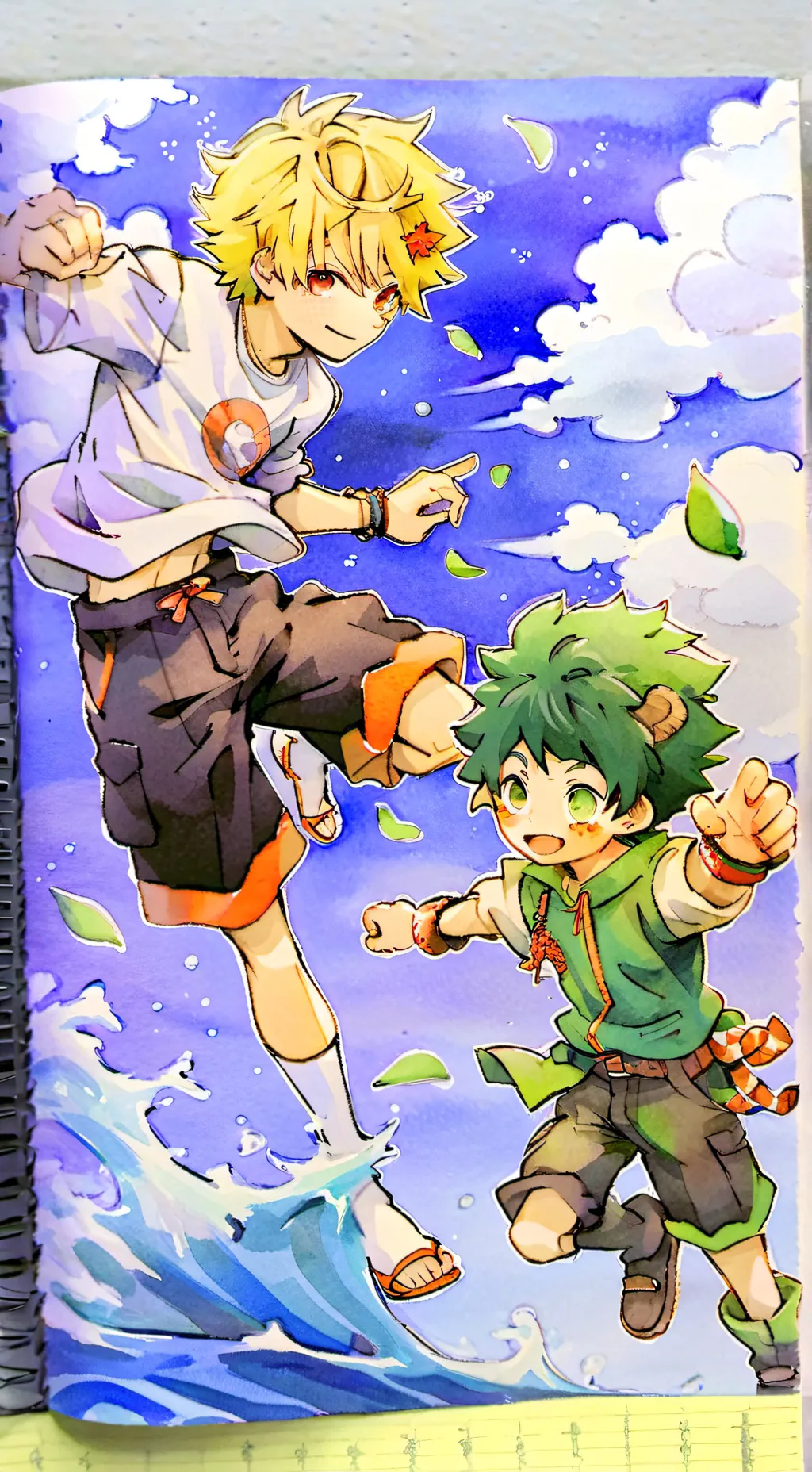 ai character: bkdk crianças dnv background