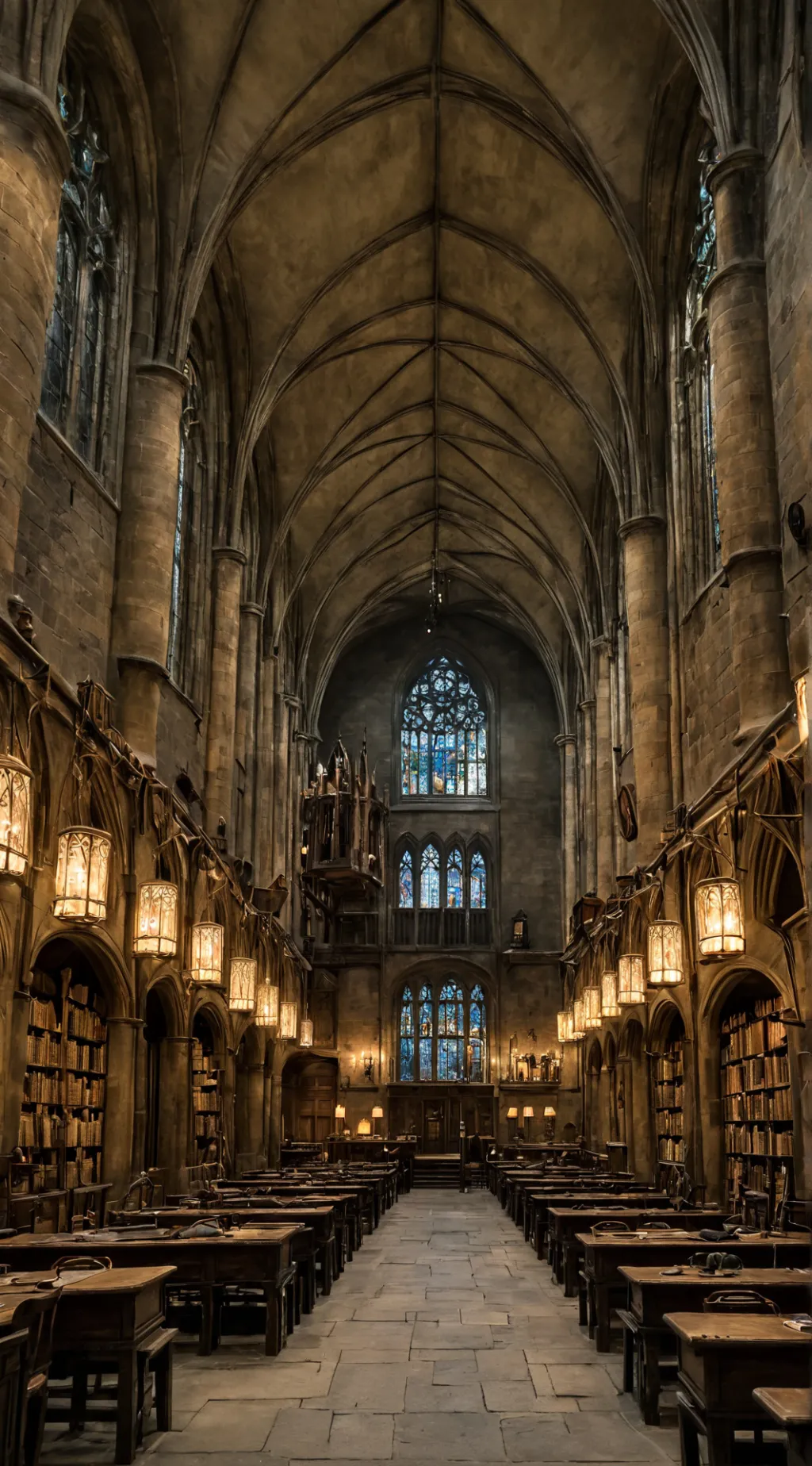 ai character: Hogwarts background