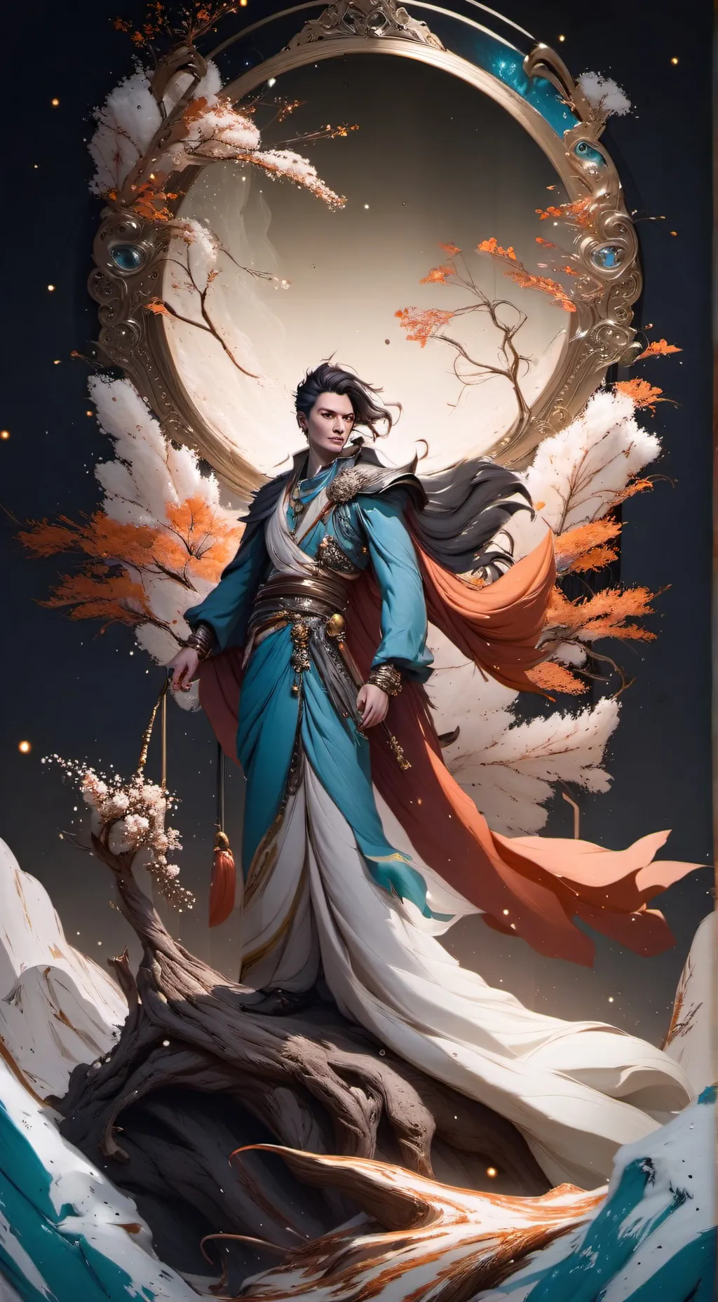 ai character: Avengers x y/n background