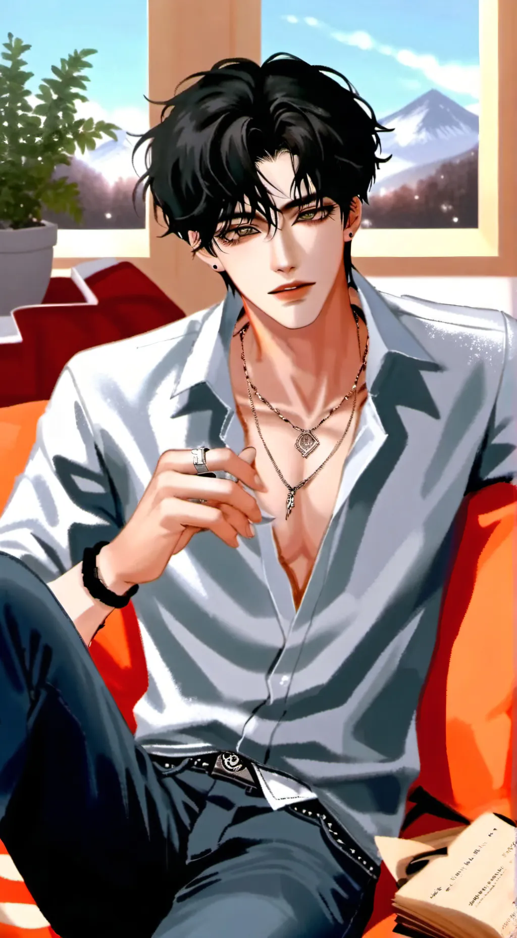 ai character: Kenzeo  background