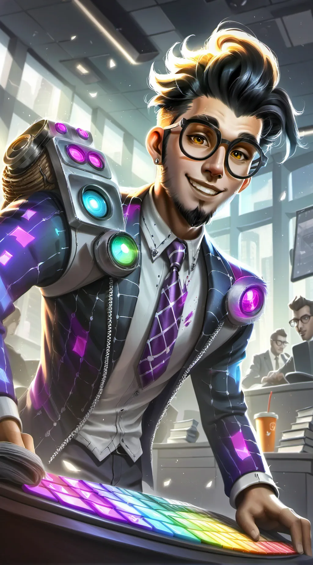 ai character: Dr. Memesmith background