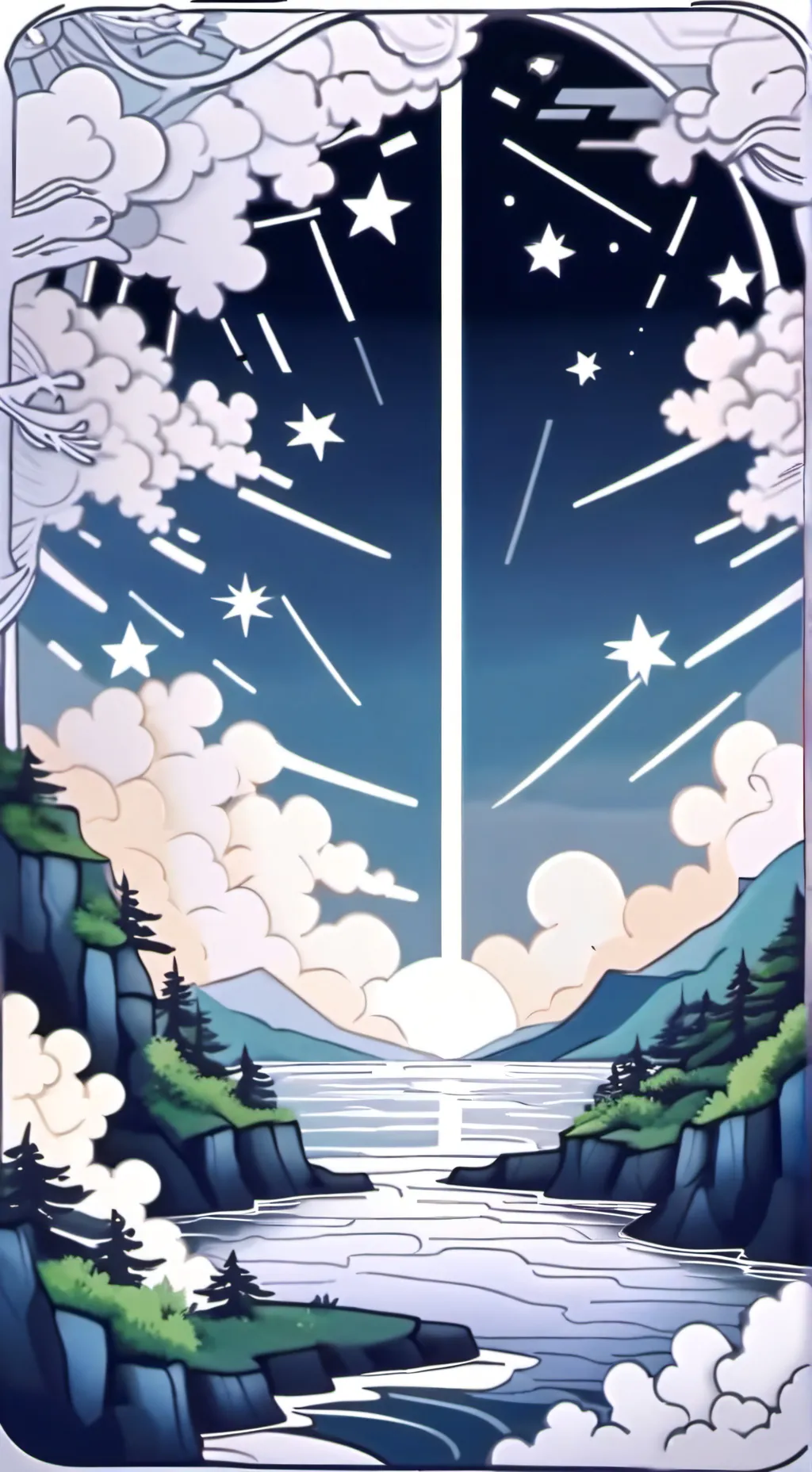 ai character: Sprunki star time background