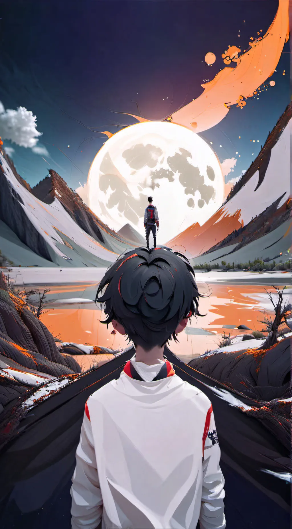 ai character: a group :) background