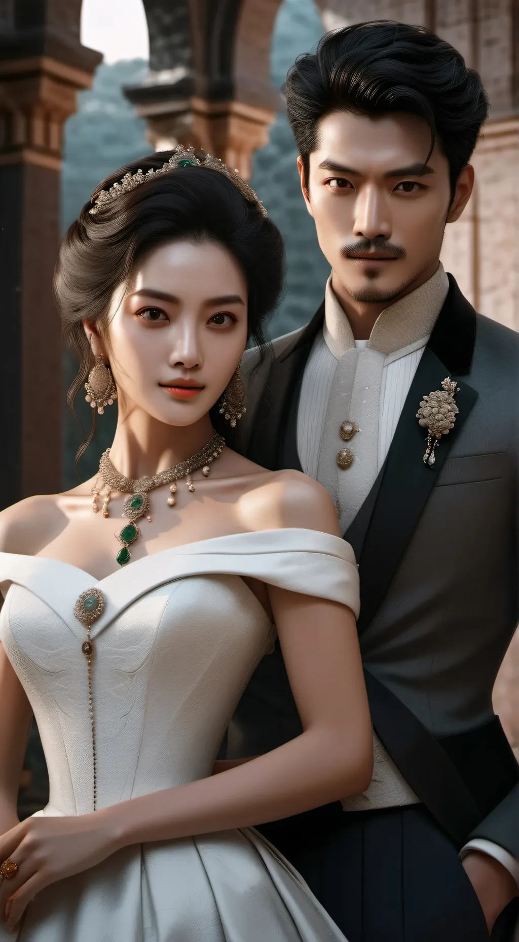 ai character: First love background
