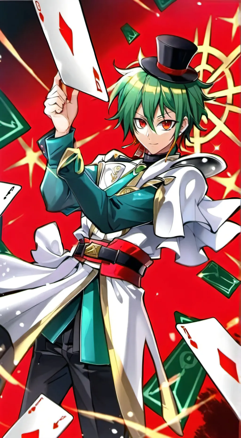ai character: Yuya Sakaki background