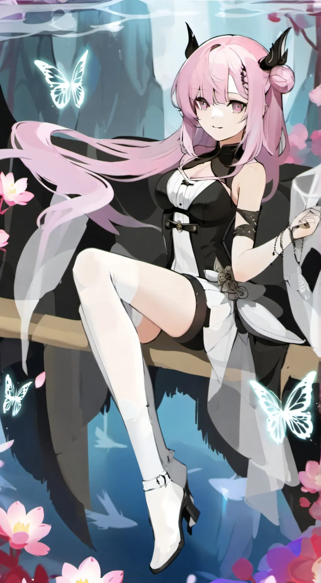 ai character: MHA x Kny  background