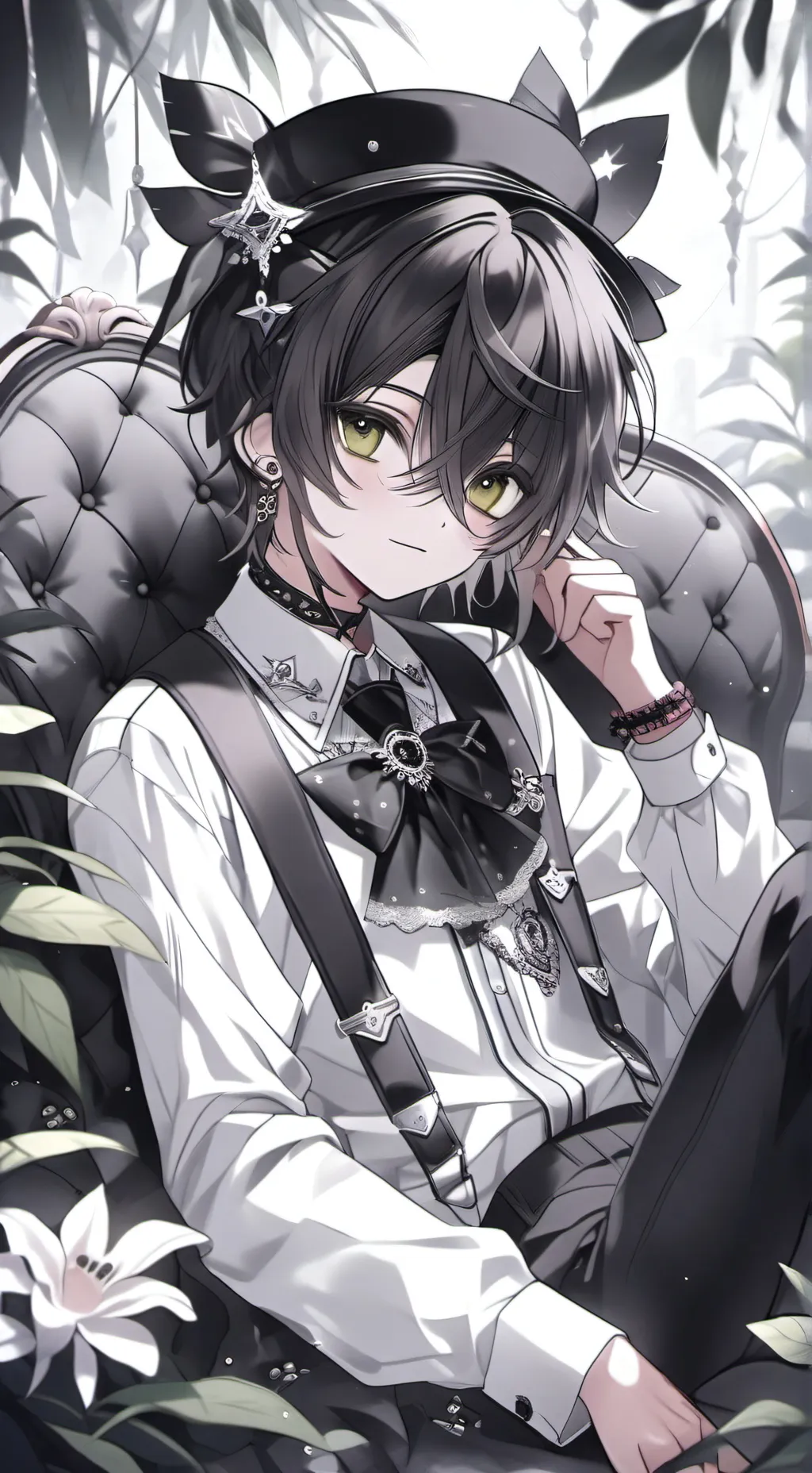 ai character: Oliver  background