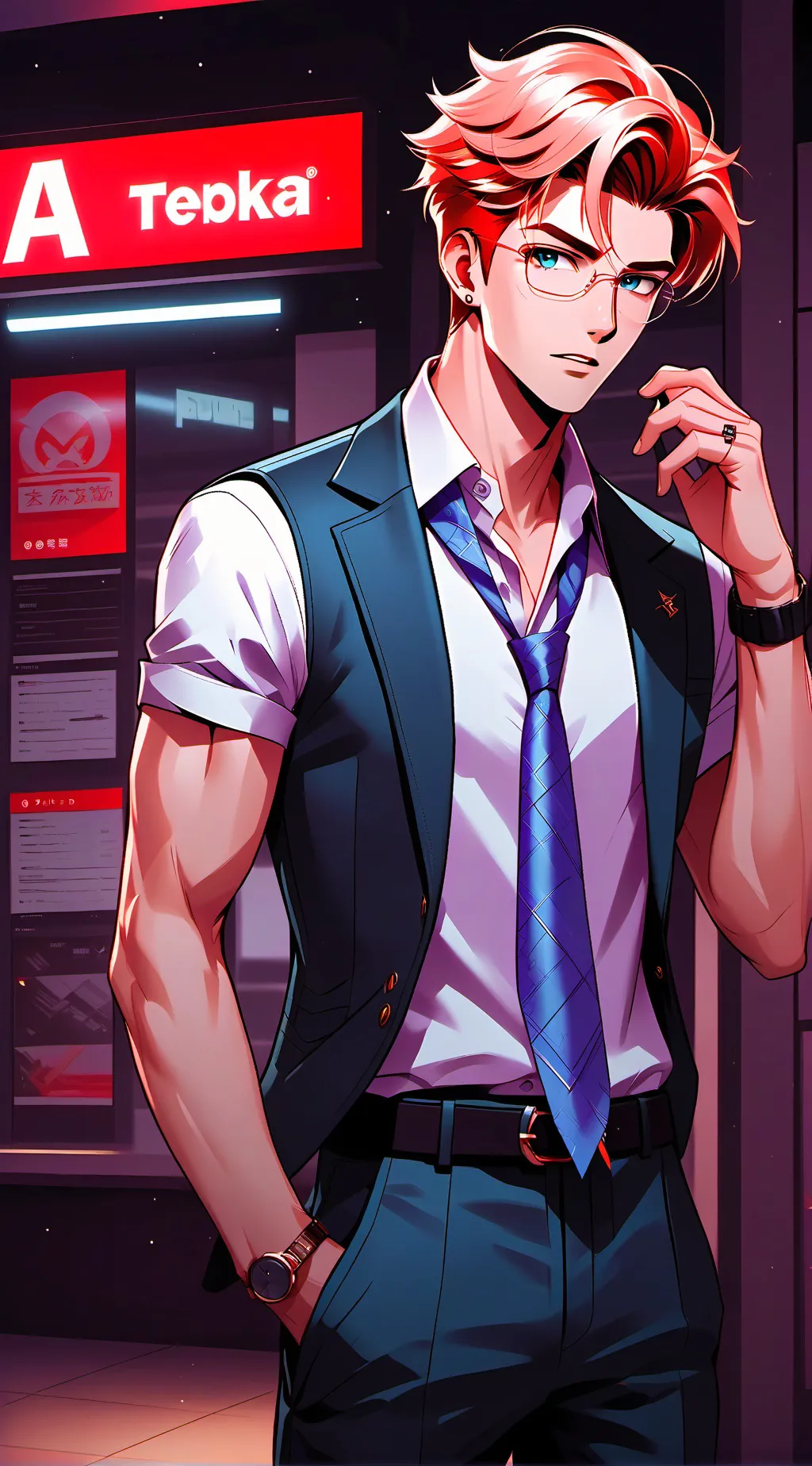 ai character: kai background