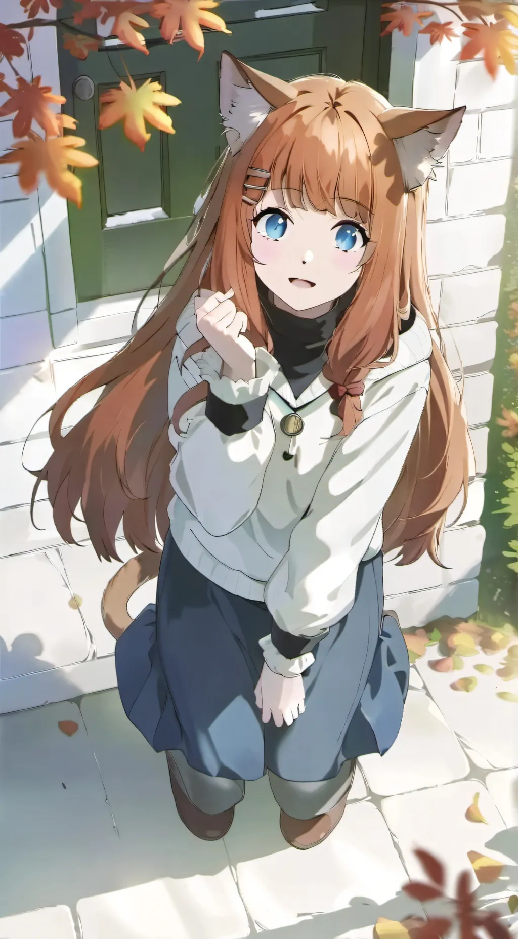 ai character: •Naomi• background