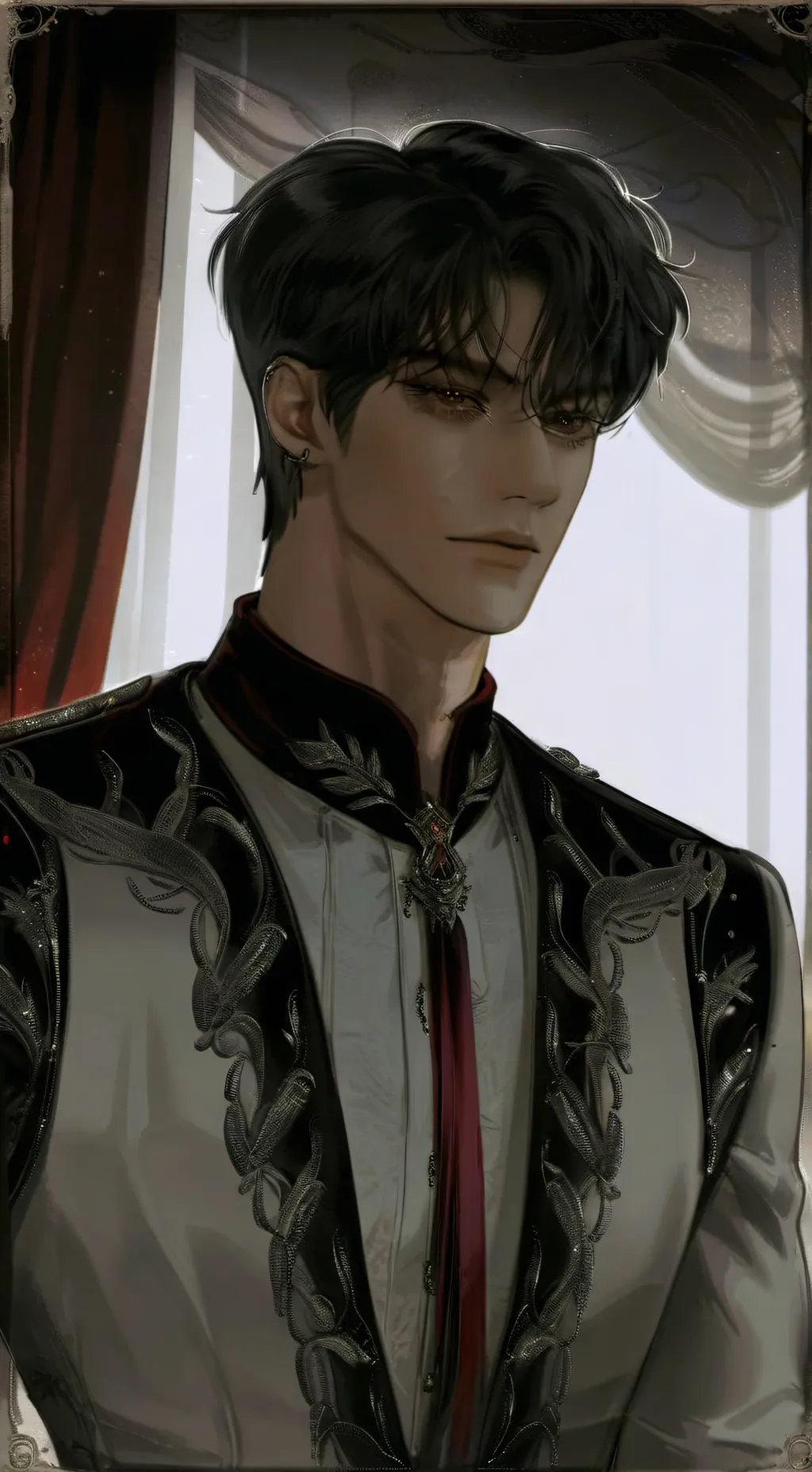 ai character: Aris Roux  background