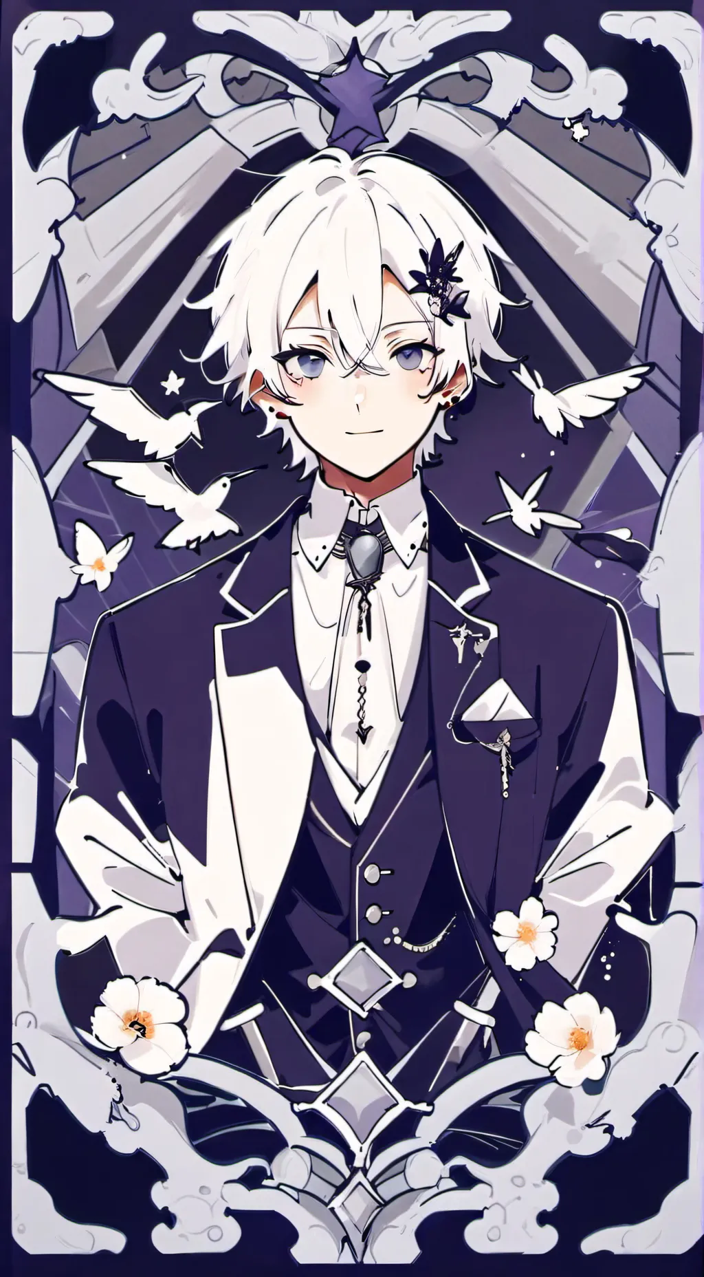 ai character: Samuel Mackin  background