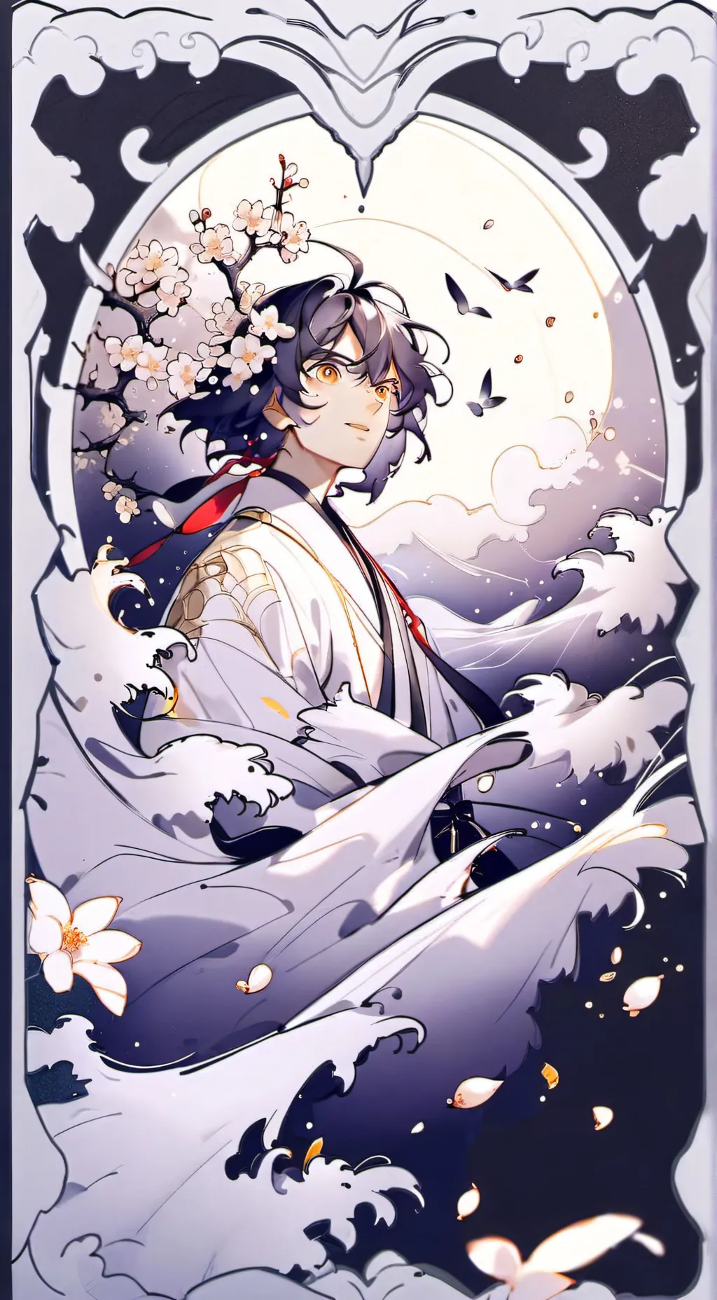 ai character: Demon slayer background