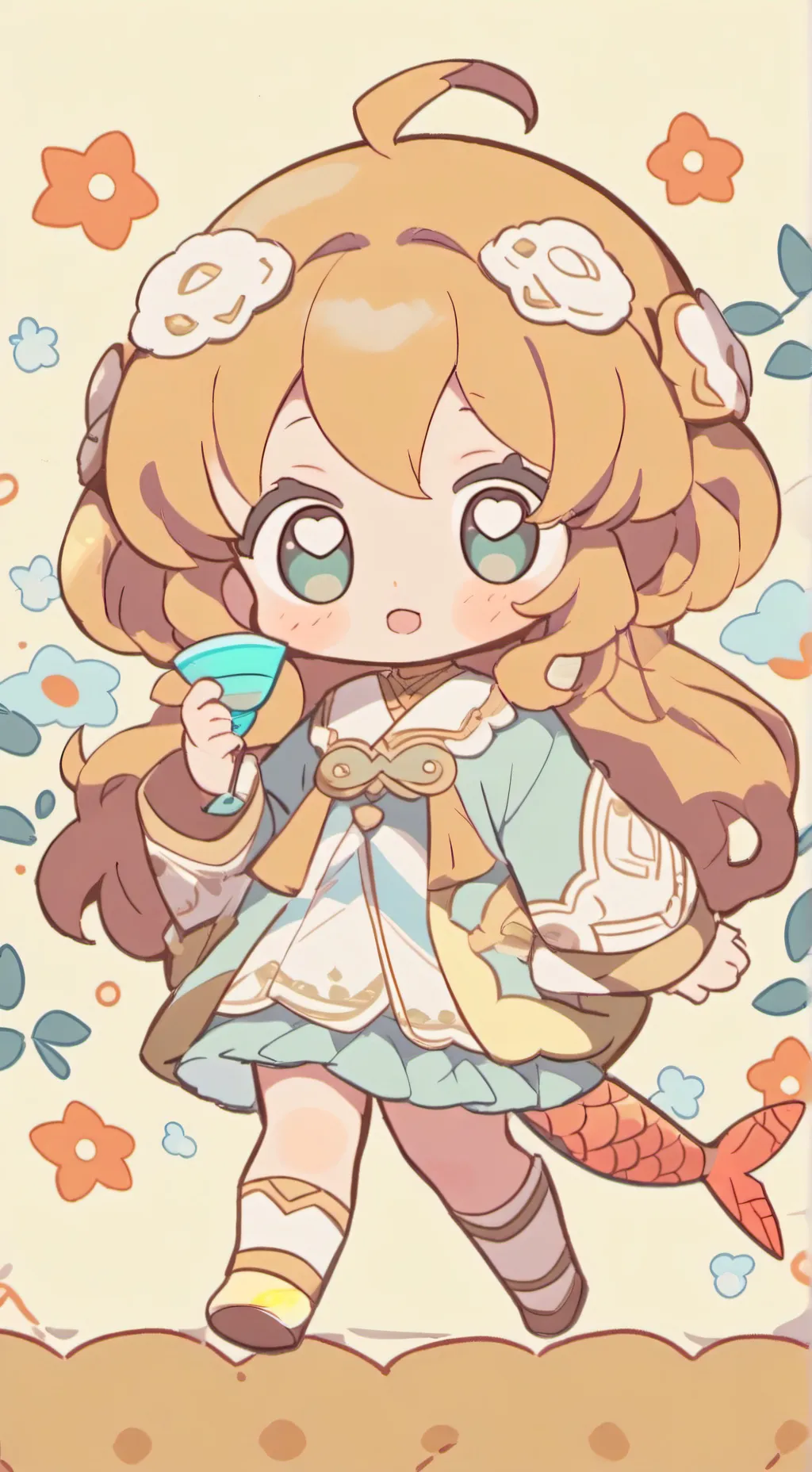 ai character: Ginger background