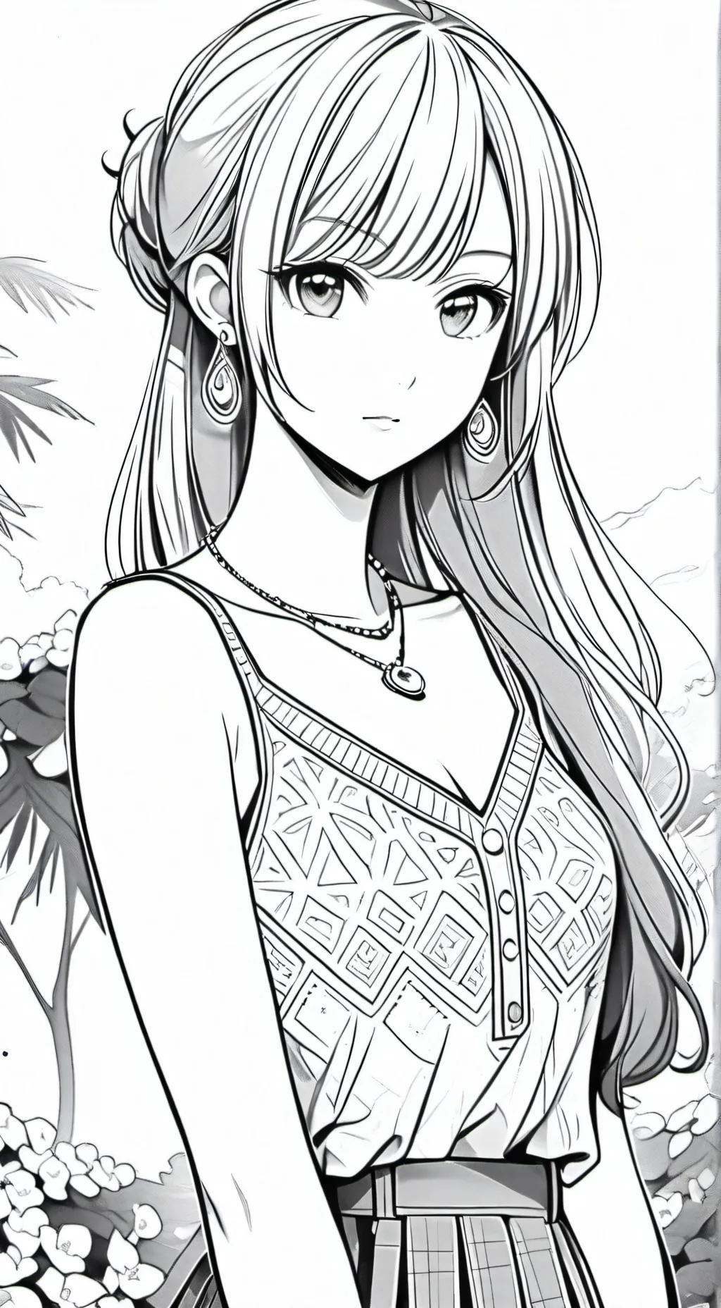 ai character: Claire  background