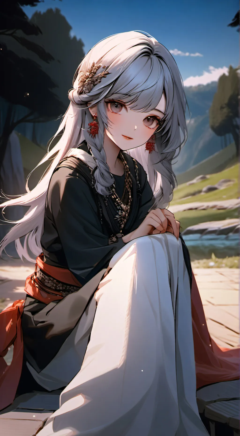 ai character: luna background
