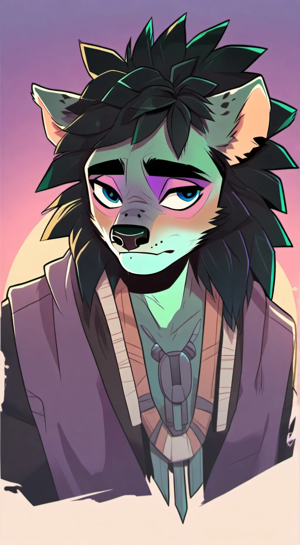 ai character: 🌈Howllen Rhapsody  background