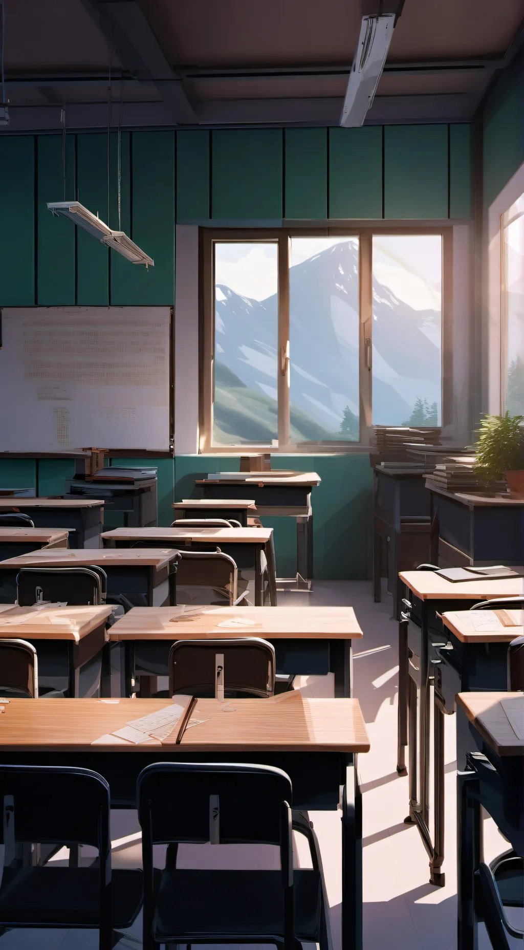 ai character: High school background