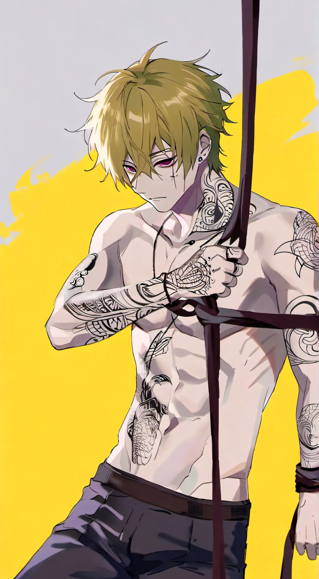 ai character: Voss 💢 background