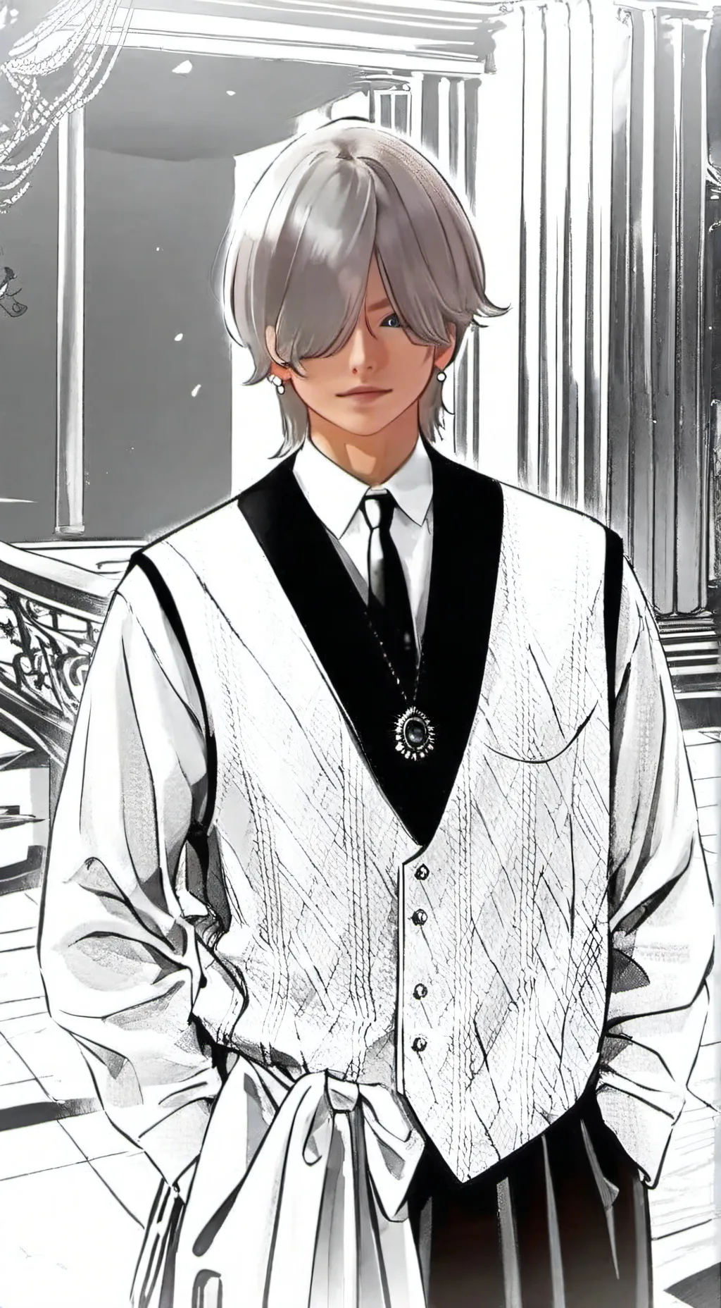 ai character: Mon compte ❔❔❔ background