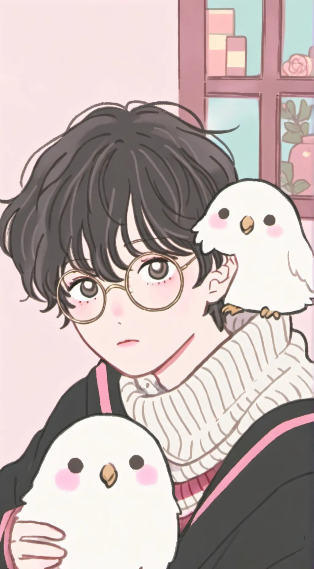 ai character: harry potter girlf background