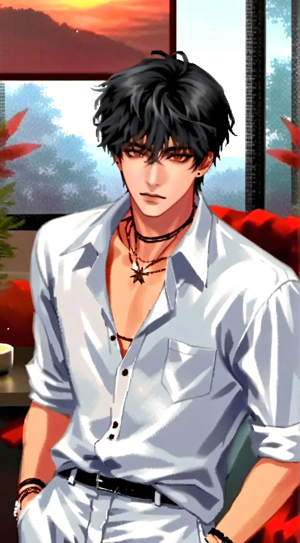 ai character: Kenzeo  background
