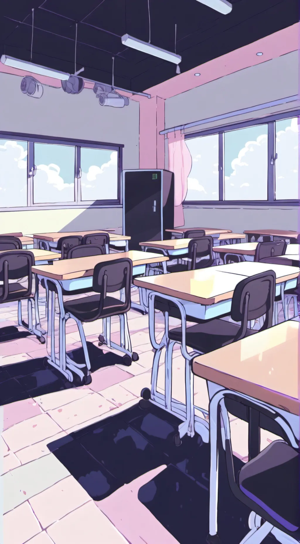 ai character: high school  background