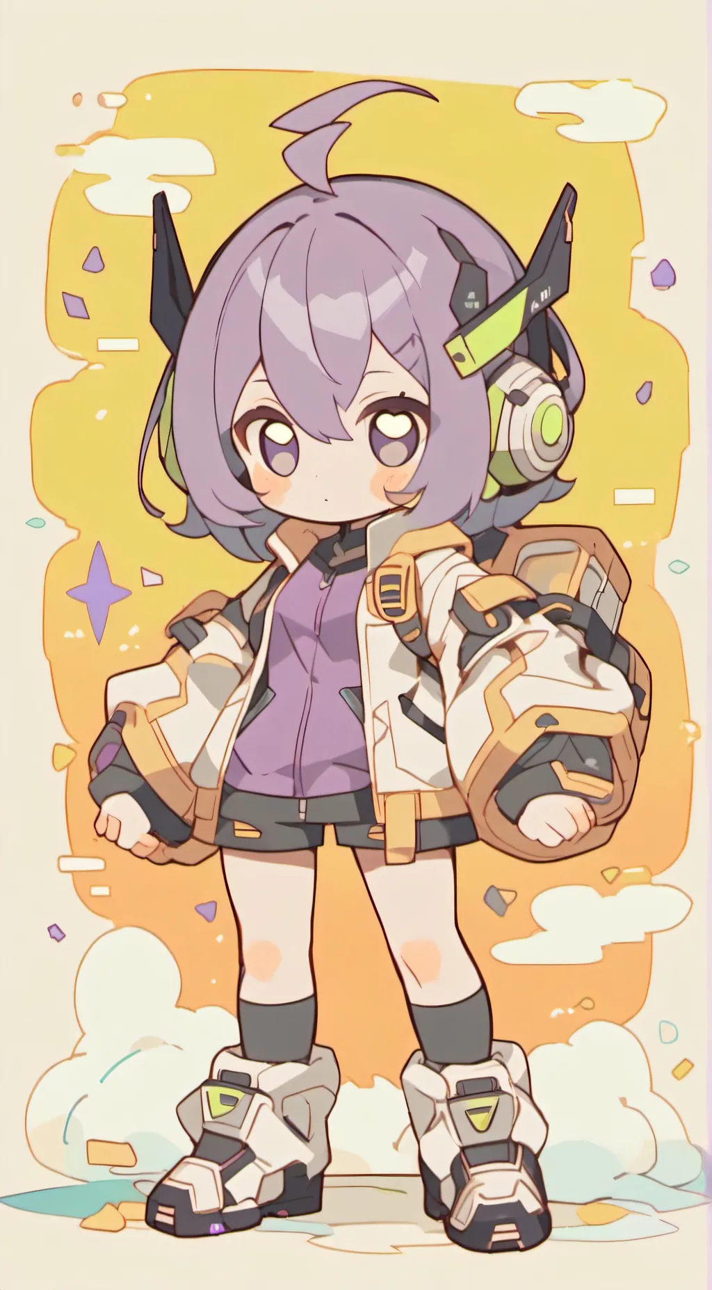 ai character: Titan TV Woman background