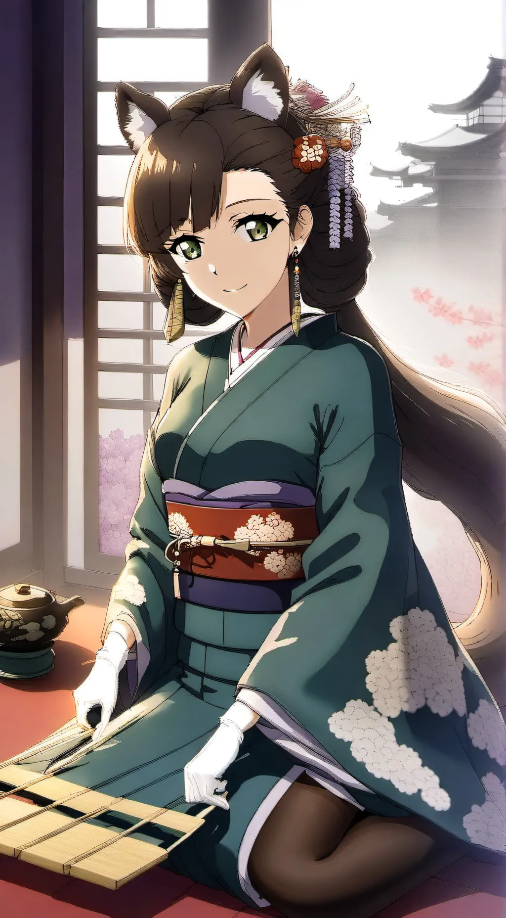 ai character: Tokugawa Suzuki  background