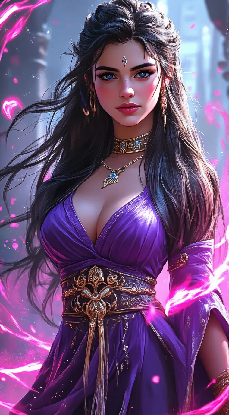 ai character: Magical World  background