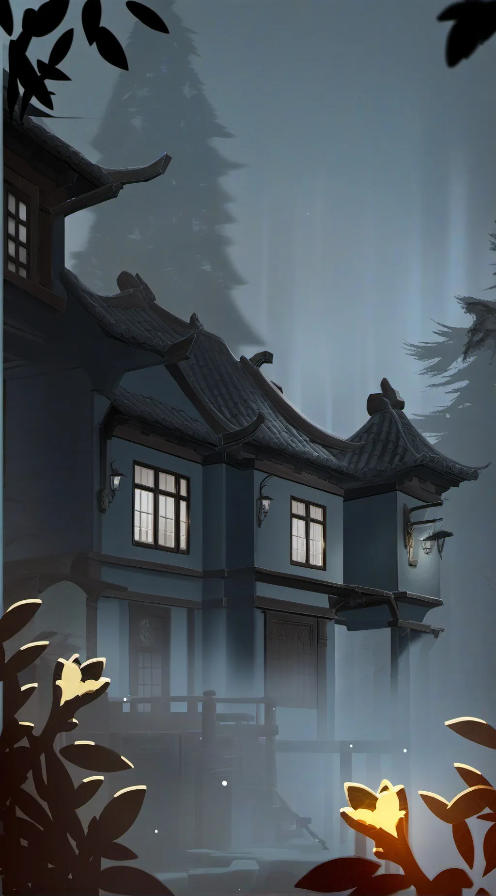 ai character: MHA in your house background