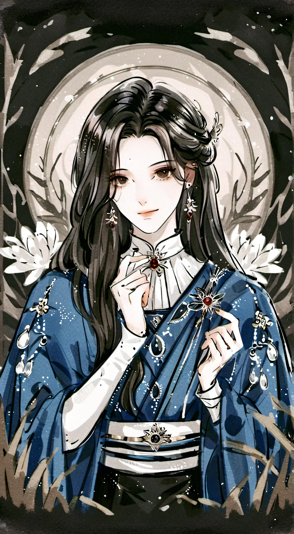 ai character: DEMON SLAYER  background