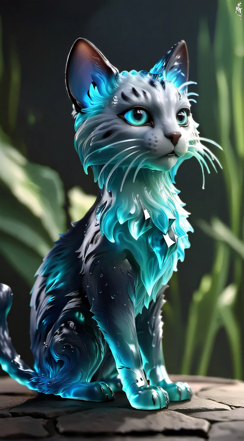 ai character: Nyan background