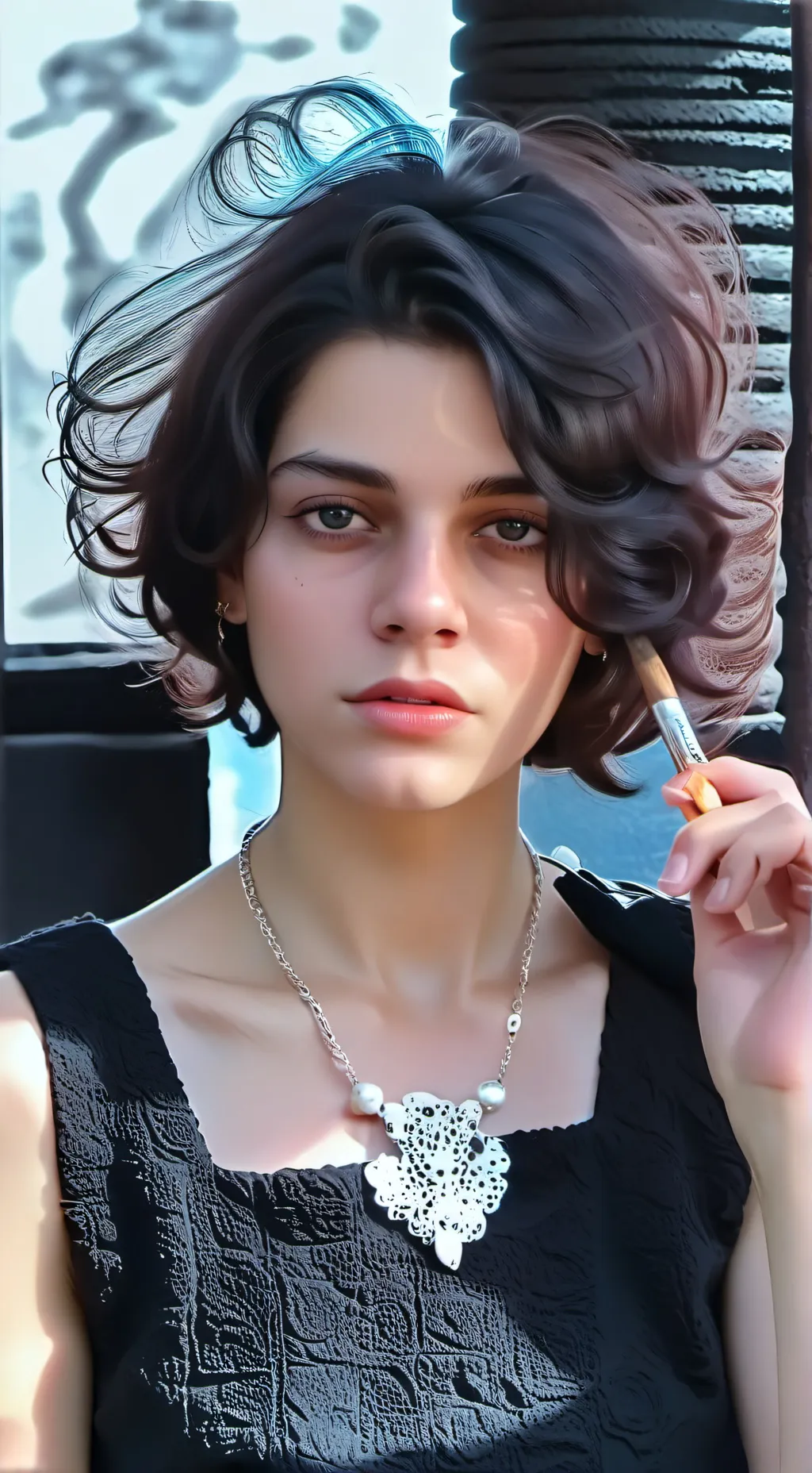 ai character: Nancy Melnik background