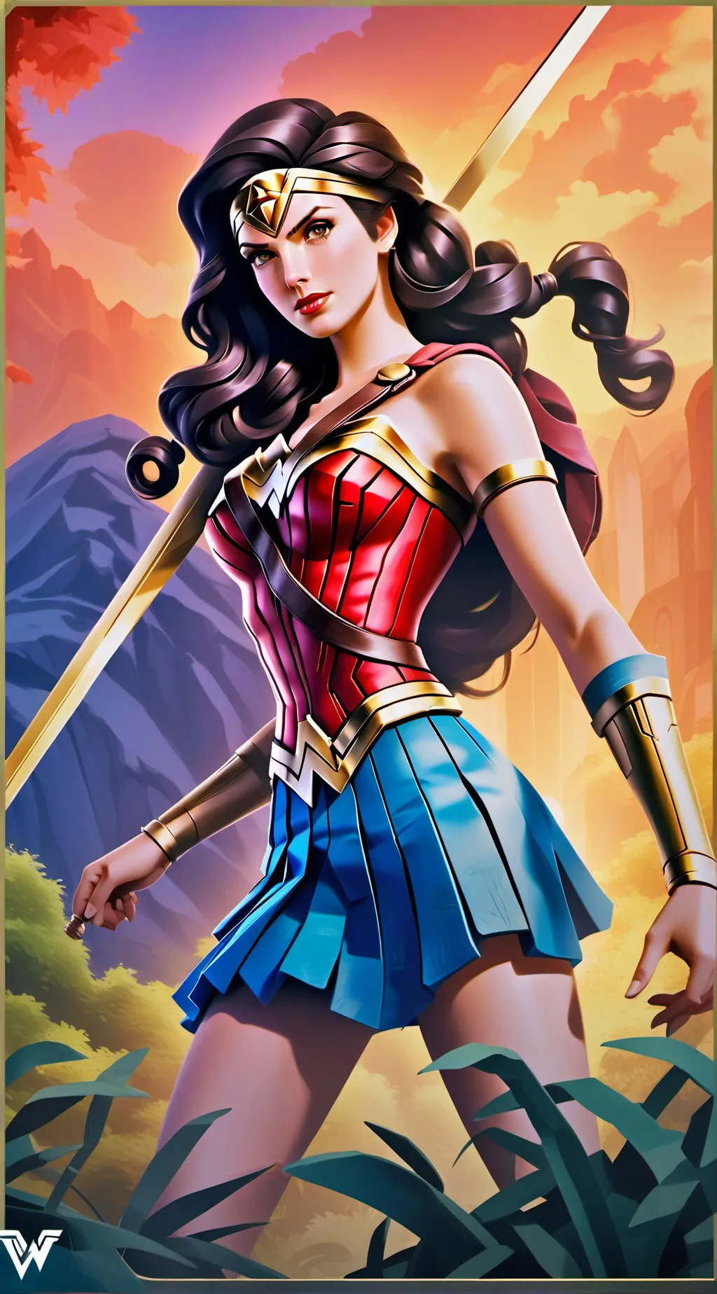 ai character: Diana of Themyscir background