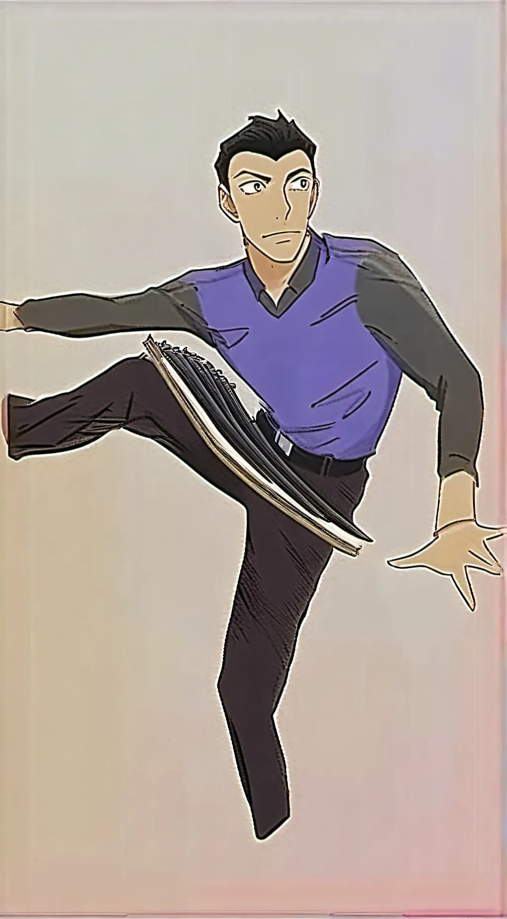 ai character: توغو موري  background