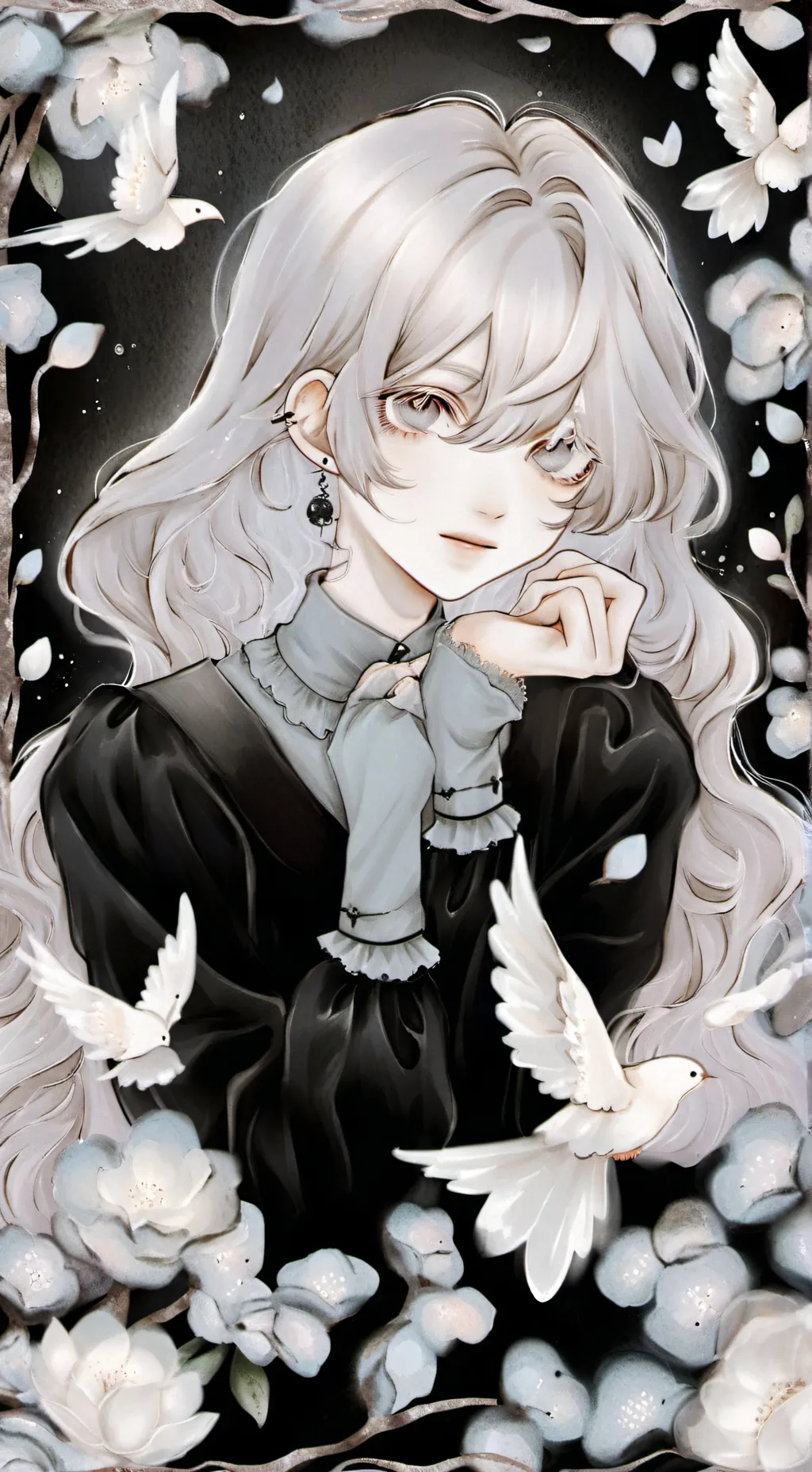 ai character: Edina  background