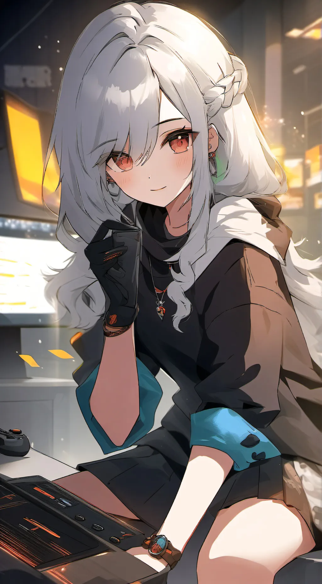 ai character: luna background