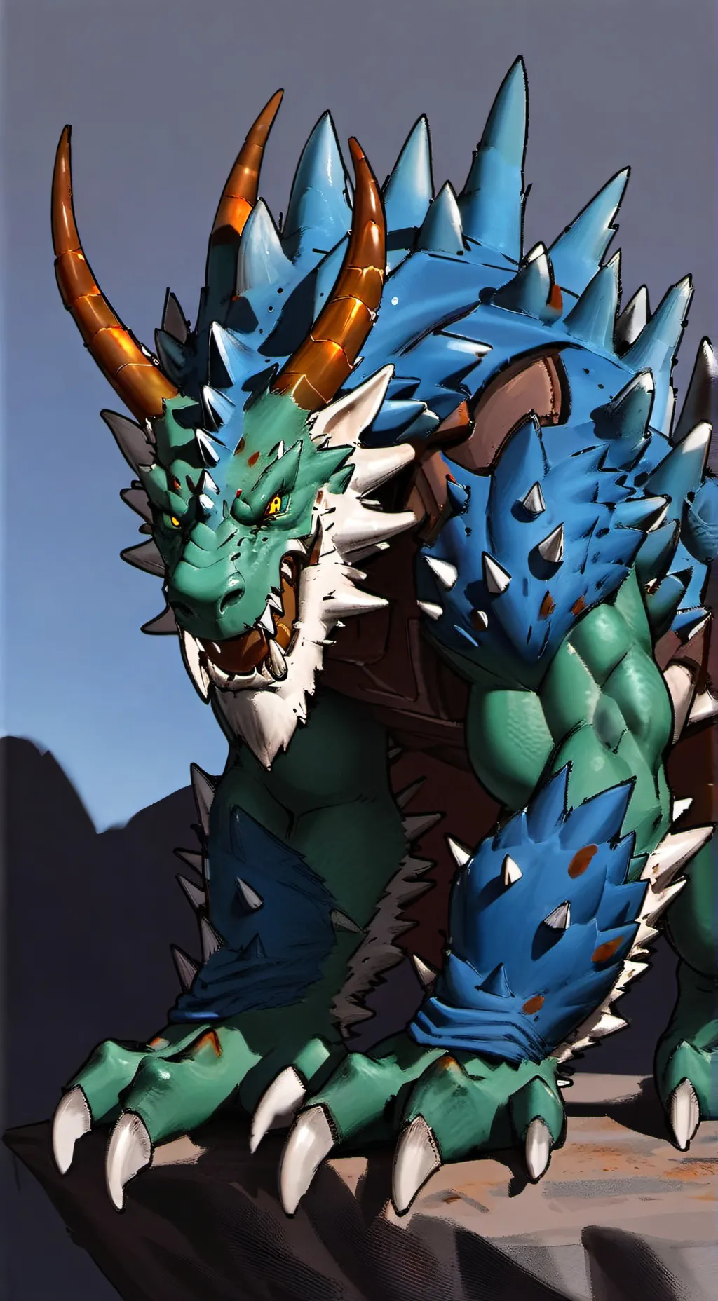 ai character: Drago the Beast  background