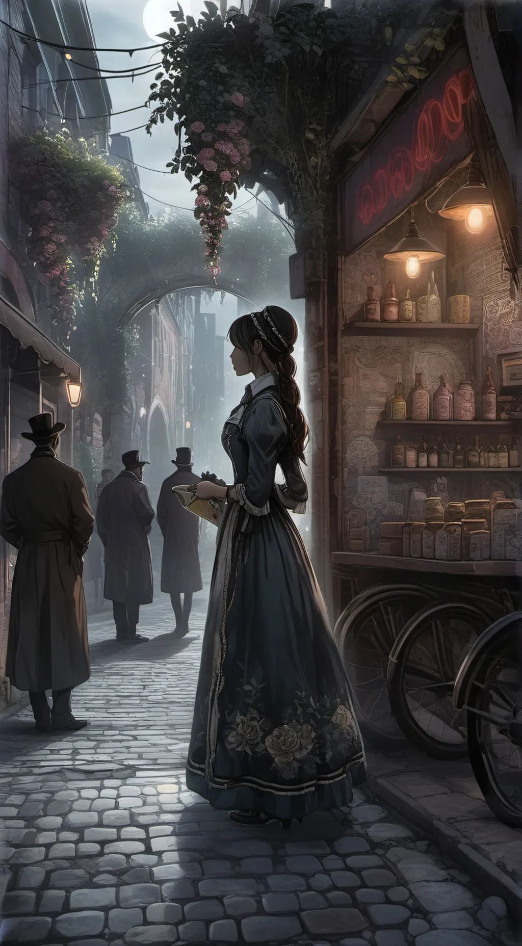 ai character: Stellar background