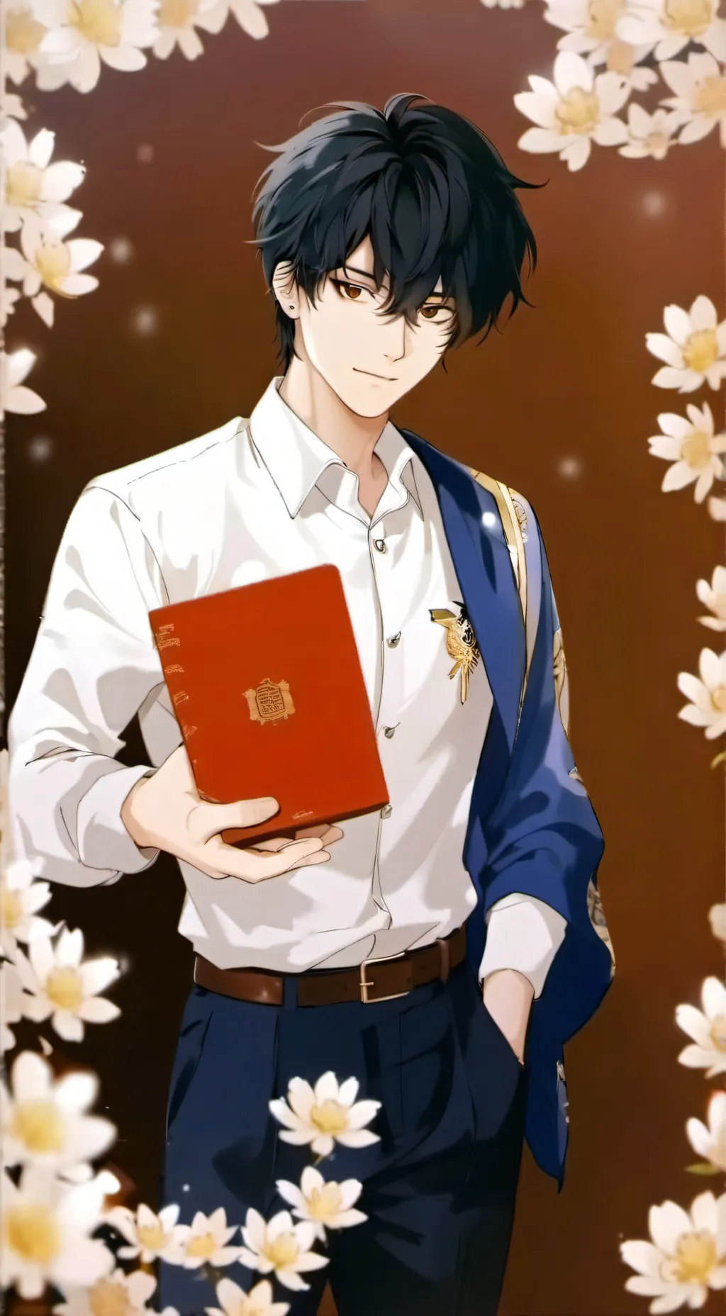 ai character: Class 1A Dorms background