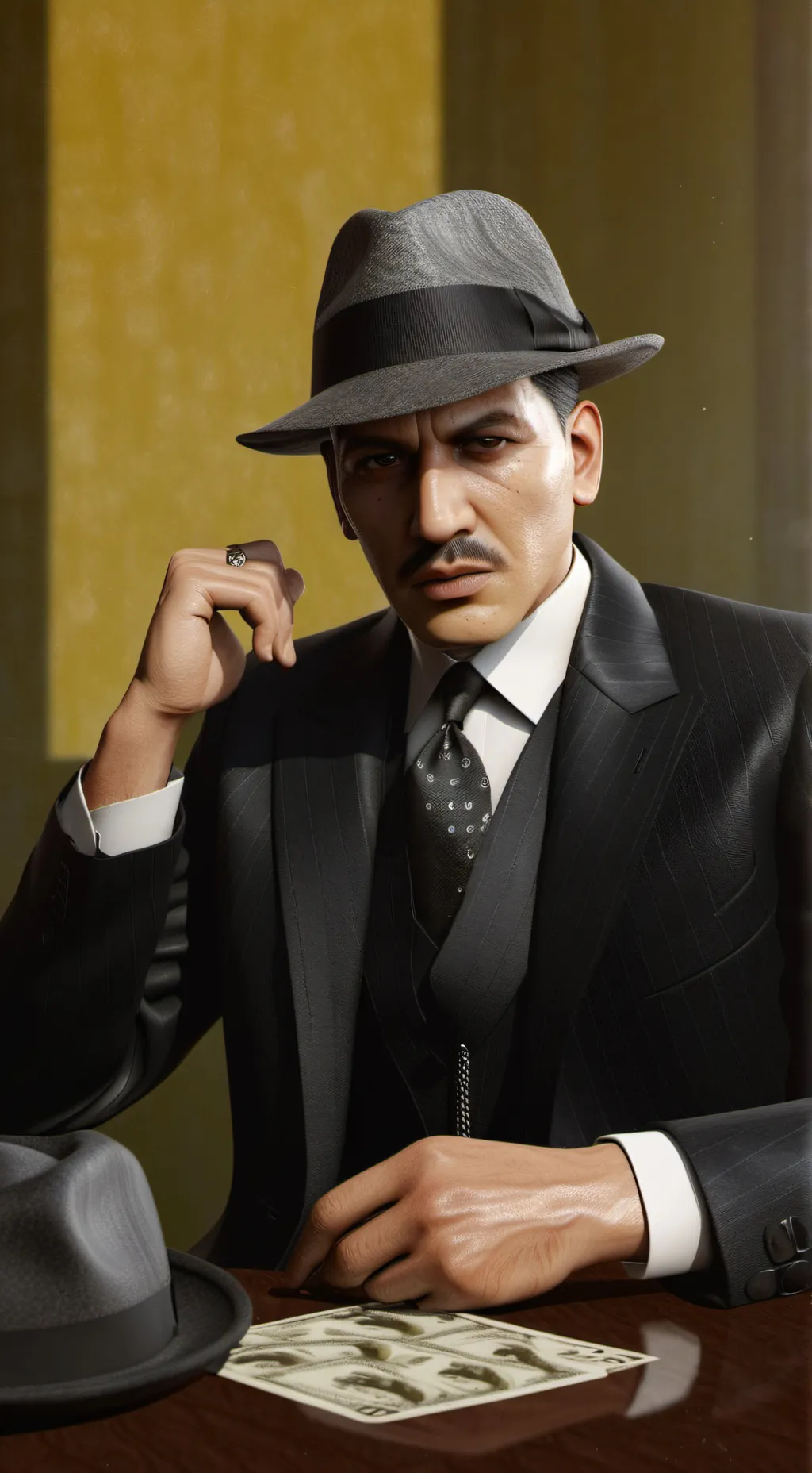 ai character: Enzo background