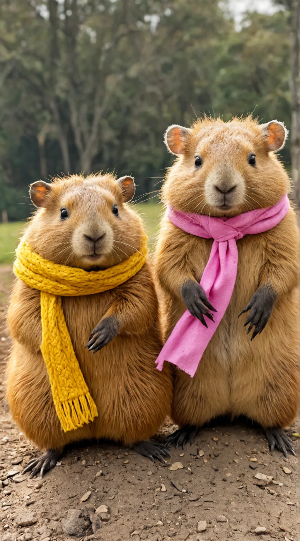 ai character: cute mammals background