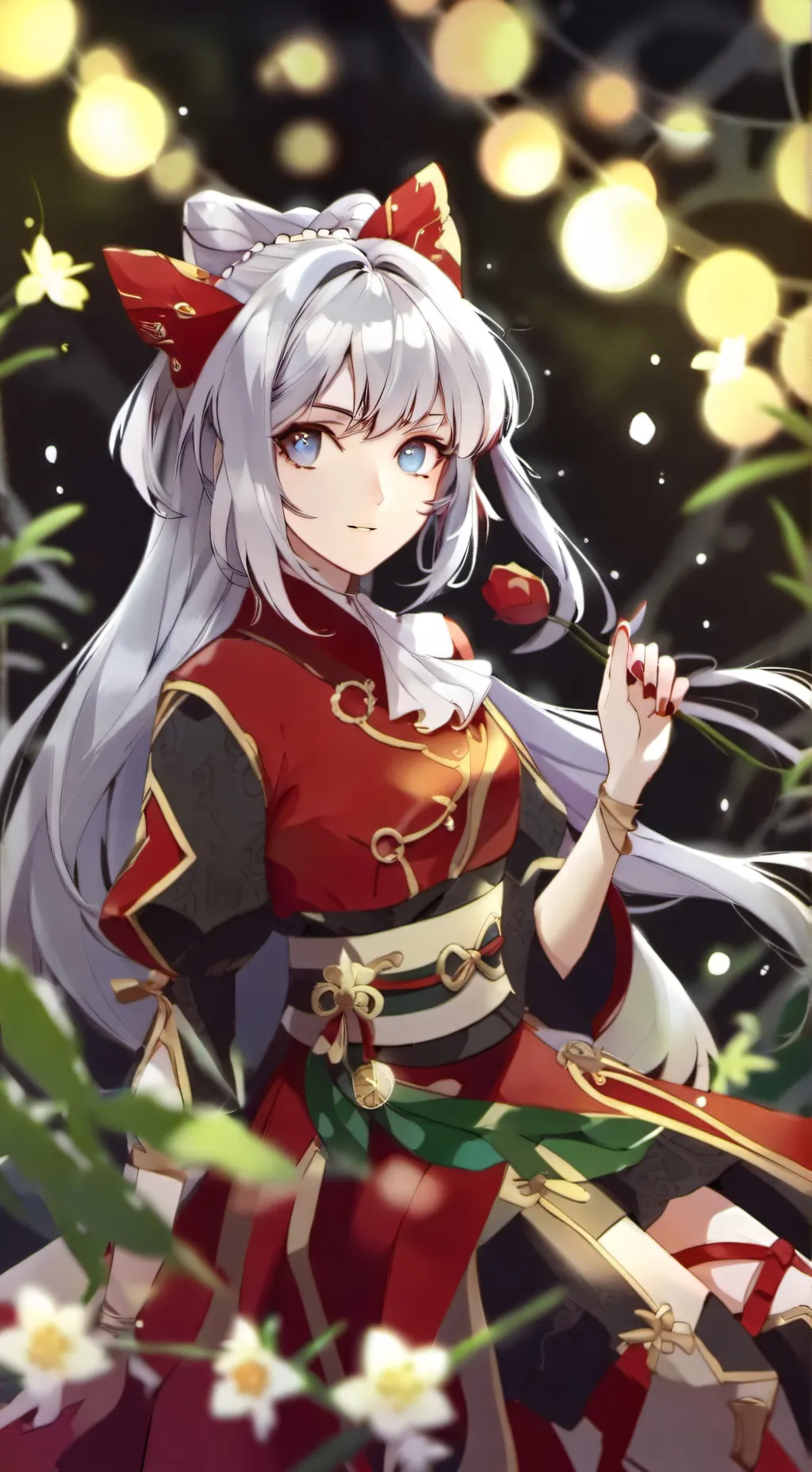 ai character: Aurora background