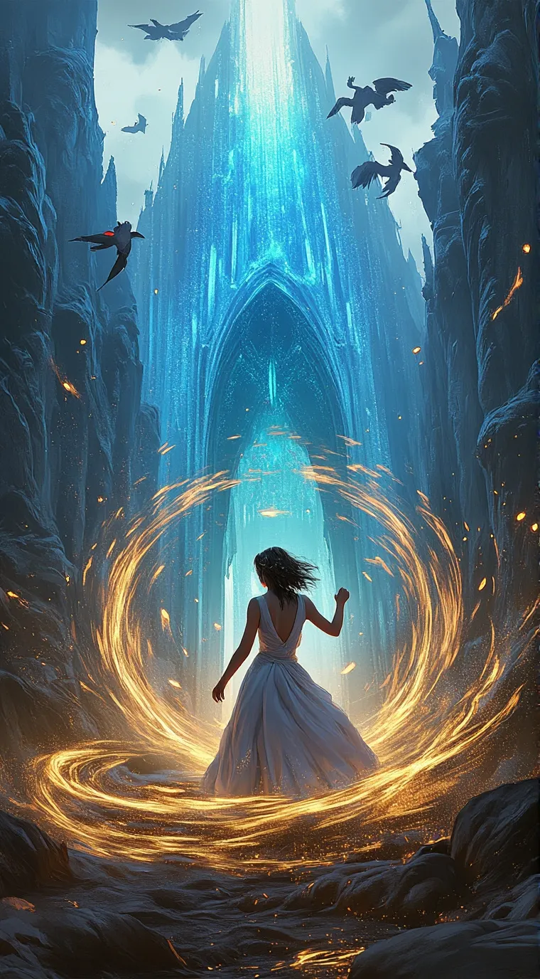 ai character: Nevermore gala background